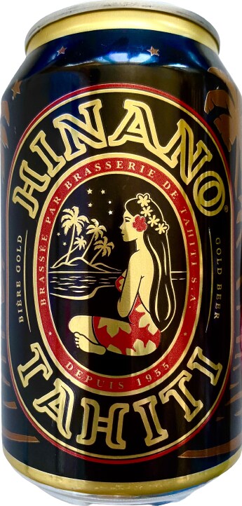 Lata de cerveza Hinano - Gold