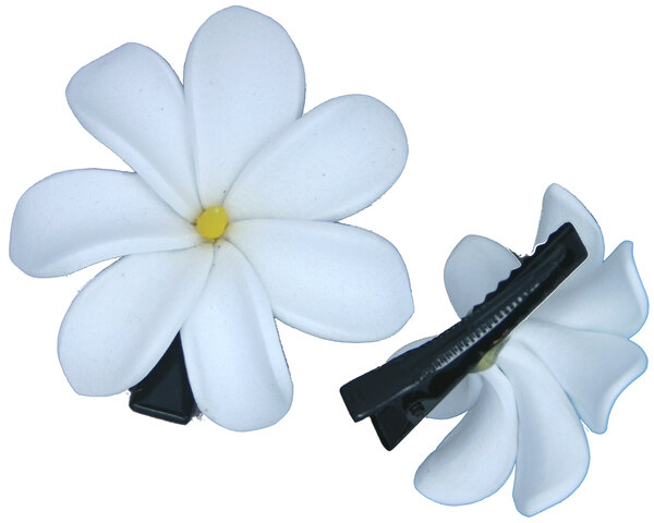 Horquilla para el Cabello Flor de Tiare Tahití - Modelo Grande