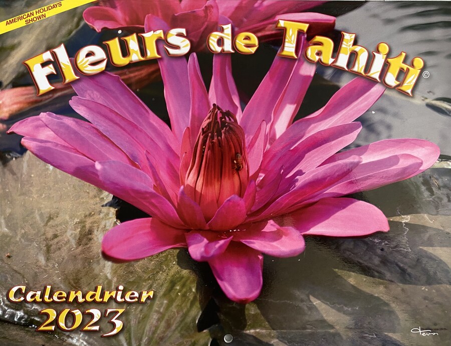 Calendario 2023 - Flores de Tahití