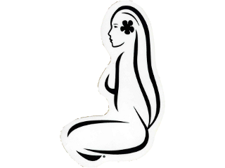 Stylized Hinano Tahiti Sticker Big Size