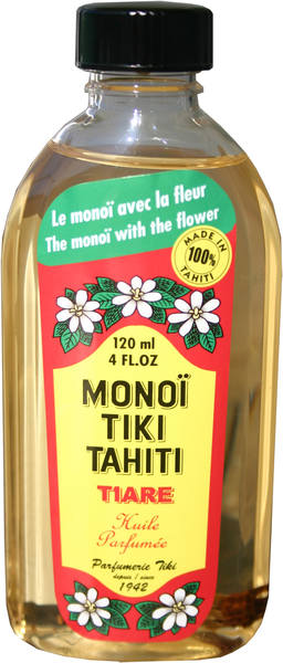 Monoi de Tahiti de Tiare con la flor - 120ml - Tiki