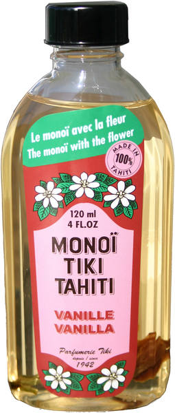 Monoi de Tahiti Vainilla tahitiana con flor de Tiare - 120ml