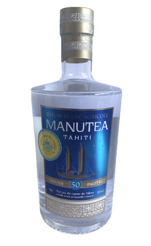 Weißer landwirtschaftlicher Rum 50° Manutea