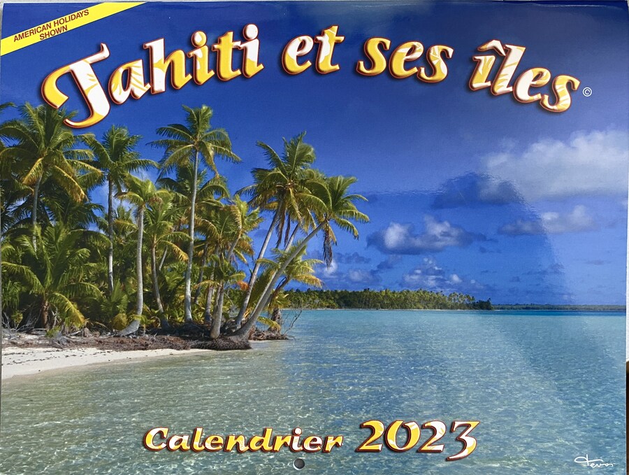 Calendario 2023 - Tahití y sus islas (A4)